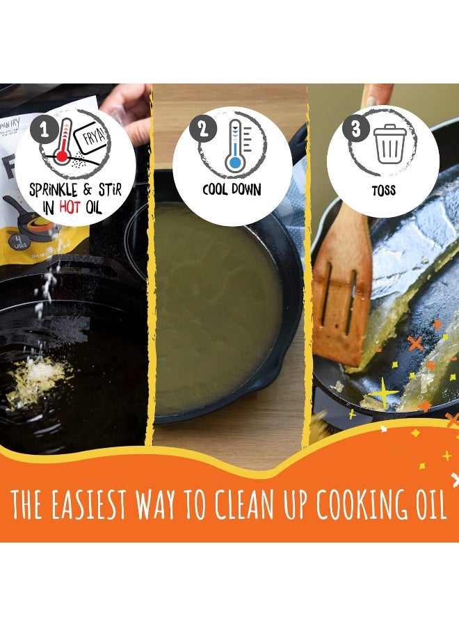 FryAway Pan Fry Waste Cooking Oil Solidifier Powder - Image 5